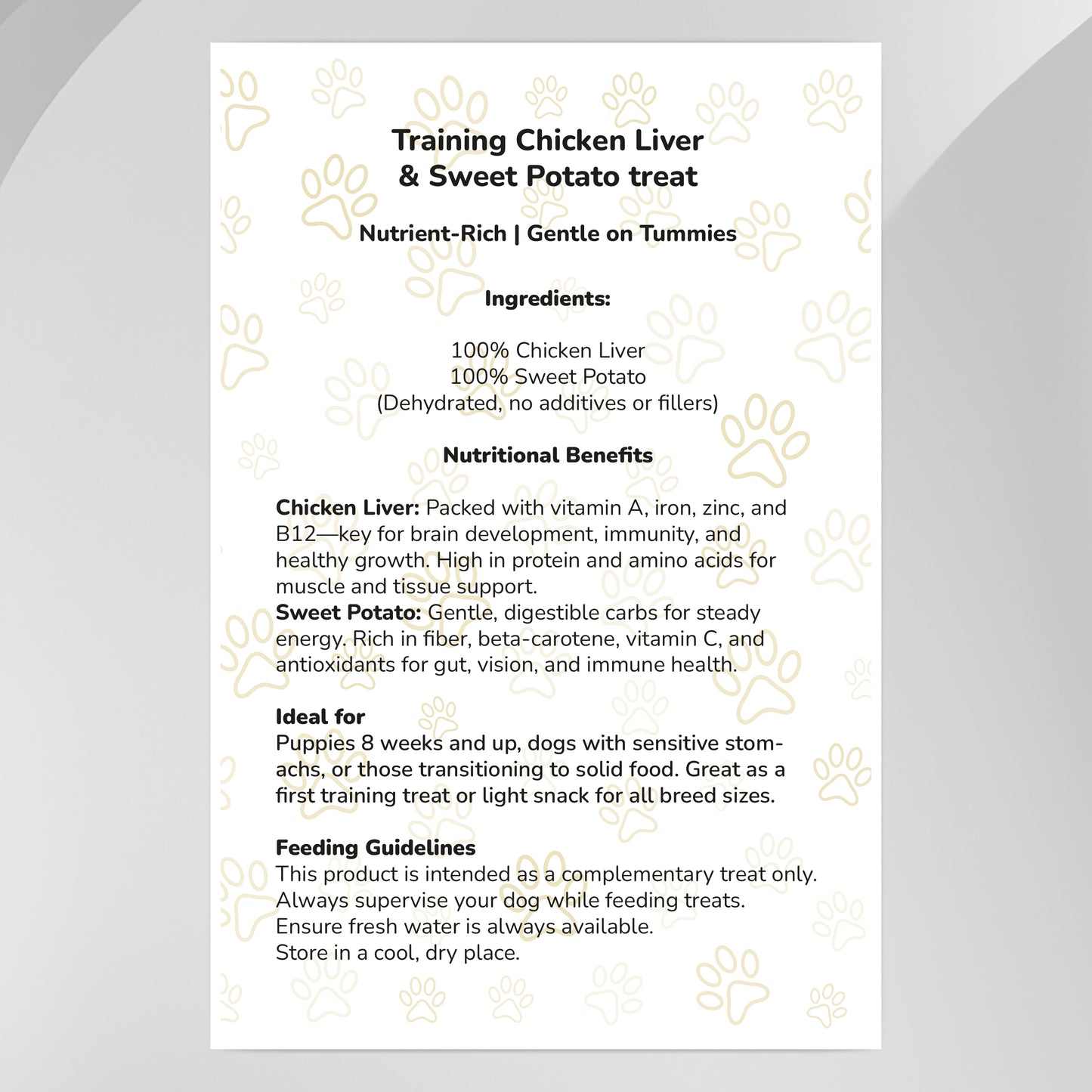 Training Chicken Liver Bites