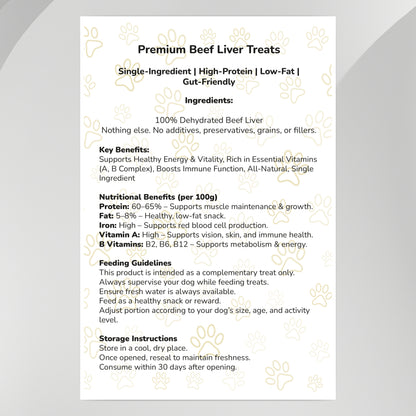 Beef Liver Treats (Grass Fed)