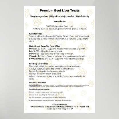 Beef Liver Treats (Grass Fed)