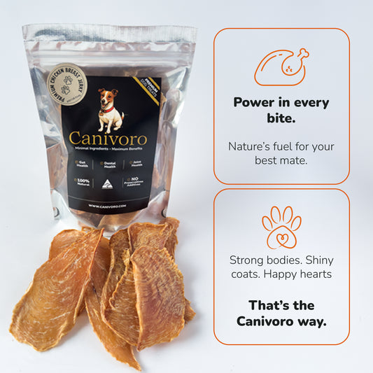 Premium Dehydrated Chicken Breast Jerky (Free-Range)